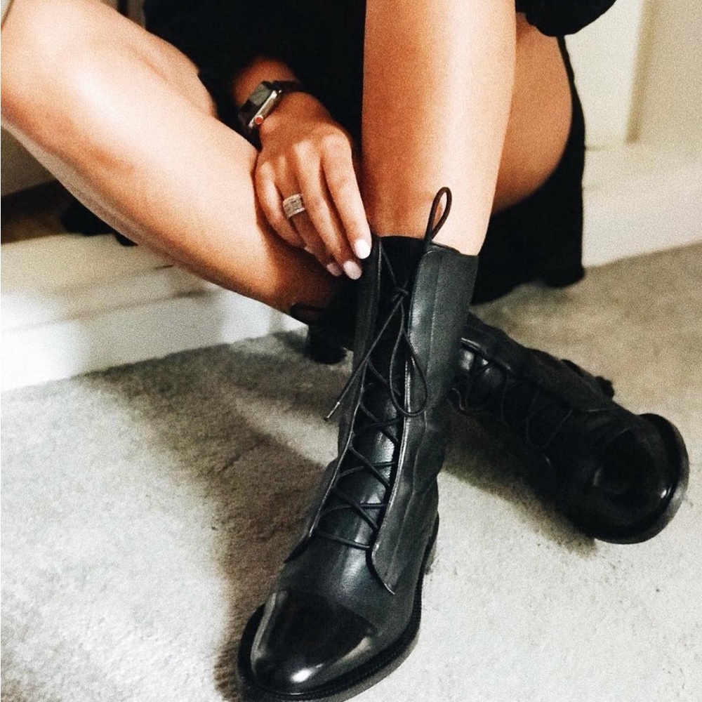 Inch2 Leather brogue Boots